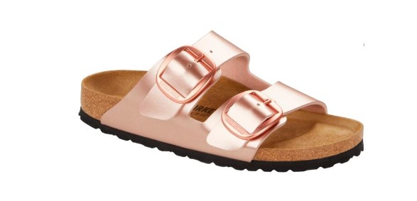 Birkenstock Arizona Birko Flor doppio cinturino metallico - misura 38